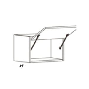 Euro Gloss Black 36″W X 18″H X 24″D Wall Lift Up Cabinet