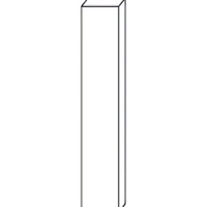 6″W X 42″H Filler – Euro Gloss Black