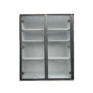 30″W X 24″H Glass Door For Wall Bridge Cabinet – Euro Gloss Black